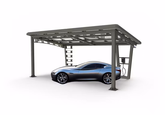 新しいデザインの PV モジュール地上マウント カーポート ソーラー マウント システム駐車場用マウント システム